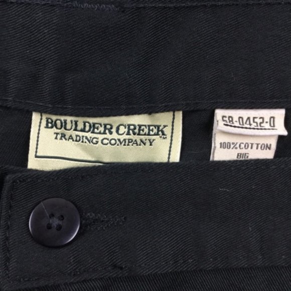 Boulder Creek Men’s Black Dress Pants Size 52 / 28 - Picture 6 of 6